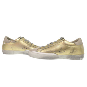 未使用 ゴールデングース スーパースター G32WS590.E69 サイズ35 レザー ゴールド スニーカー 1661【中古】GOLDEN GOOSE