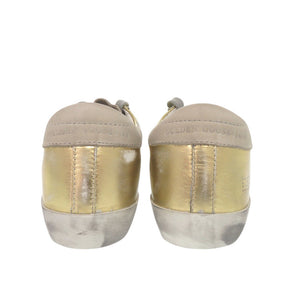 未使用 ゴールデングース スーパースター G32WS590.E69 サイズ35 レザー ゴールド スニーカー 1661【中古】GOLDEN GOOSE