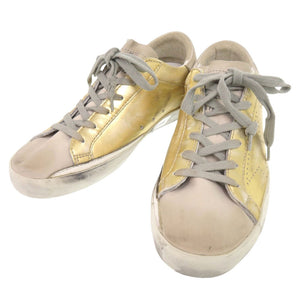 未使用品 ゴールデングース スーパースター G32WS590.E69 サイズ36 レザー ゴールド スニーカー 1662【中古】GOLDEN GOOSE
