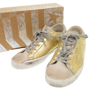 未使用品 ゴールデングース スーパースター G32WS590.E69 サイズ36 レザー ゴールド スニーカー 1662【中古】GOLDEN GOOSE