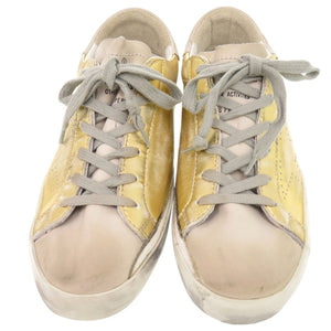 未使用品 ゴールデングース スーパースター G32WS590.E69 サイズ36 レザー ゴールド スニーカー 1662【中古】GOLDEN GOOSE