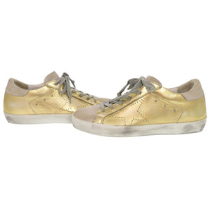 未使用品 ゴールデングース スーパースター G32WS590.E69 サイズ36 レザー ゴールド スニーカー 1662【中古】GOLDEN GOOSE