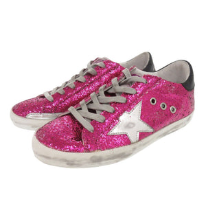未使用 ゴールデングース スーパースター グリッター G32WS590.G45 サイズ36 レザー ピンク スニーカー 1663【中古】GOLDEN GOOSE