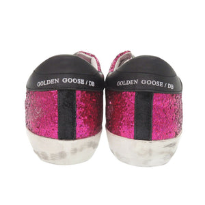 未使用 ゴールデングース スーパースター グリッター G32WS590.G45 サイズ36 レザー ピンク スニーカー 1663【中古】GOLDEN GOOSE
