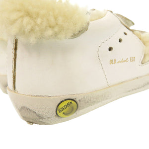 未使用品 ゴールデングース キッズスニーカー SNEAKERS OLD SCHOOL G35KS021 サイズ26 レザー ホワイト スニーカー 1665【中古】GOLDEN GOOSE キッズ