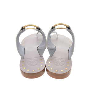 未使用 トリーバーチ Ravello ラヴェッロ スタッズ サンダル 55448 023 レザー クラウドブルー 1667【中古】Tory Burch