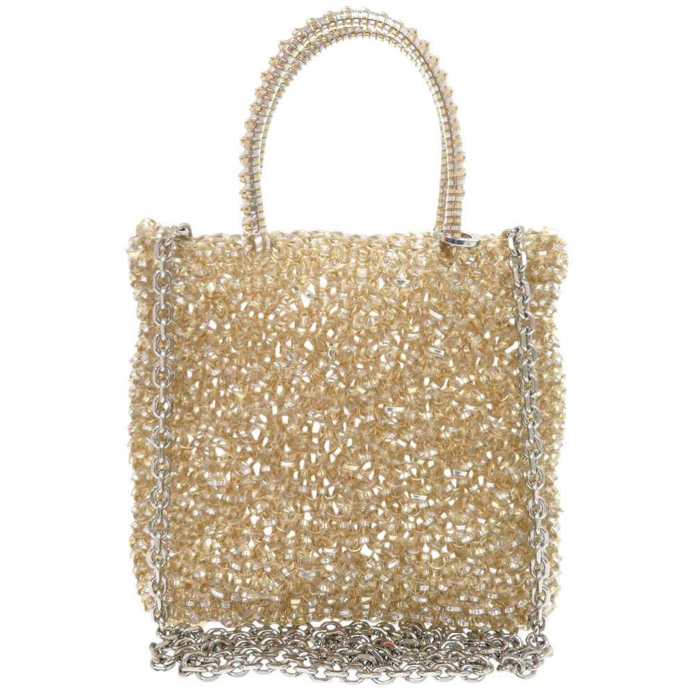 美品 アンテプリマ スタンダード アトゥーラ PVC シルバーゴールド 2WAY チェーンショルダーバッグ 1686【中古】ANTEPRIMA