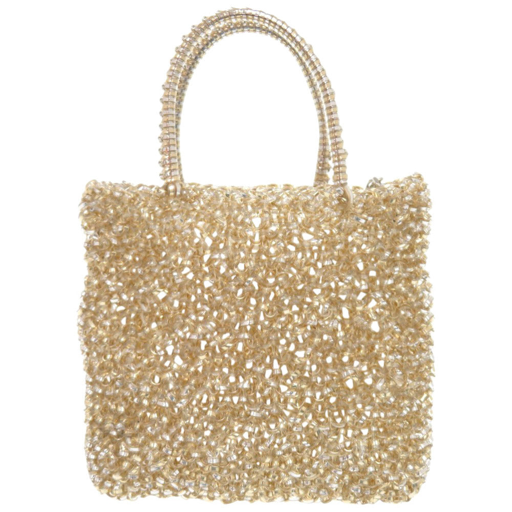 美品 アンテプリマ スタンダード アトゥーラ PVC シルバーゴールド 2WAY チェーンショルダーバッグ 1686【中古】ANTEPRIMA