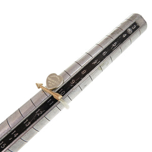 美品 ティファニー ラブストラック ハート タグ リターン トゥ ティファニー シルバー925 K18 ピンクゴールド 約10.5号 シルバー リング 指輪 1706【中古】TIFFANY&Co.