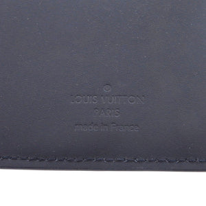 美品 ルイ ヴィトン ポルトフォイユ プラザ M81810 アエログラム マリーヌ ネイビー 長財布 LV 1709【中古】LOUIS VUITTON