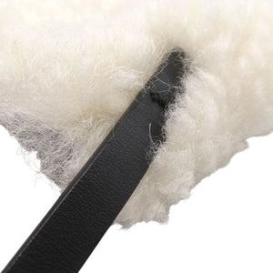 新品同様 マルニ フォンケース スマホケース ショルダーバッグ ムートン レザー ホワイト 1718【中古】MARNI