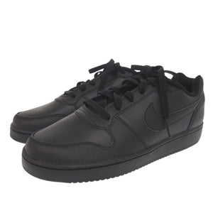 未使用 ナイキ エバノン LOW AQ1775-003 合成皮革 ブラック スニーカー 黒 1719【中古】NIKE