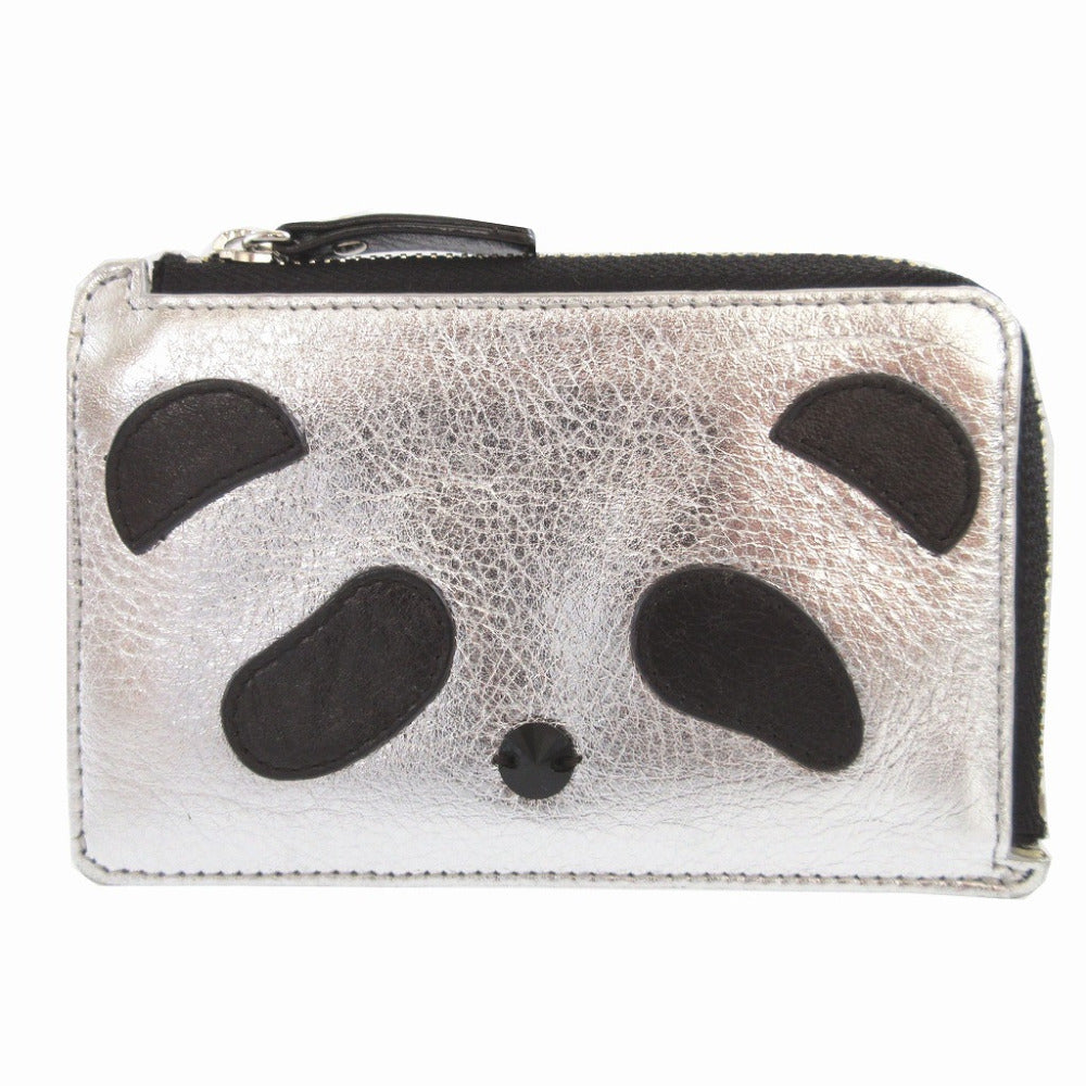 新品同様 アンテプリマ パンダ レザー シルバー カードケース コインケース フラグメントケース 1724【中古】ANTEPRIMA