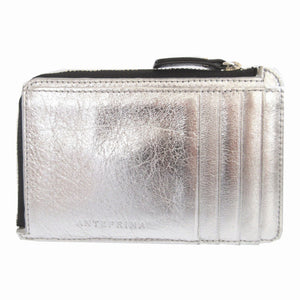 新品同様 アンテプリマ パンダ レザー シルバー カードケース コインケース フラグメントケース 1724【中古】ANTEPRIMA