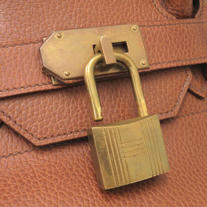 エルメス オータクロア50 アルデンヌ ブラウン 〇Z刻印 ボストンバッグ 茶 1727 【中古】 HERMES