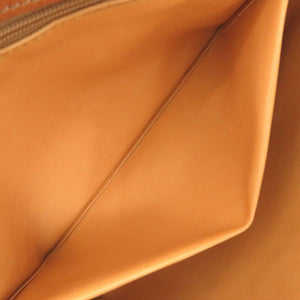 セリーヌ マカダム PVC/レザー ベージュ ショルダーバッグ 0023【中古】CELINE