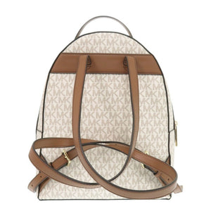 未使用 マイケルコース SHEILA フロントポケット バックパック MKシグネチャー 35F3G6HB6B150 コーテッドキャンバス バニラ リュック ブラウン 0025【中古】Michael Kors