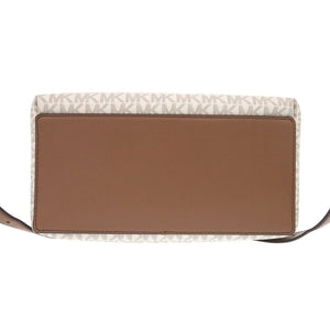 未使用 マイケルコース SHEILA フロントポケット バックパック MKシグネチャー 35F3G6HB6B150 コーテッドキャンバス バニラ リュック ブラウン 0025【中古】Michael Kors