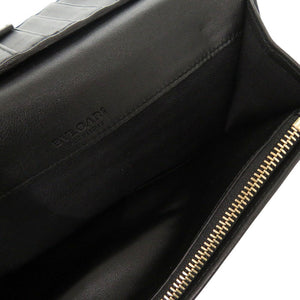 美品 ブルガリ コローレ 32403 レザー ブラック 長財布 二つ折り長財布 黒 0026【中古】BVLGARI