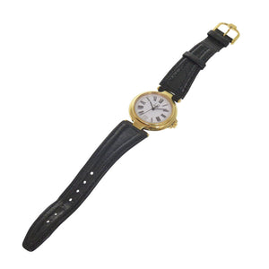 ダンヒル ミレニアム SS レザー ホワイト クオーツ 腕時計 0027【中古】Dunhill