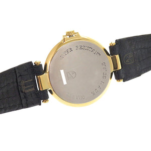 ダンヒル ミレニアム SS レザー ホワイト クオーツ 腕時計 0027【中古】Dunhill