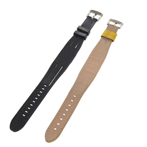 ロックマン REF420 SS/型押しレザー/ラバー クオーツ ブラック イエロー 腕時計 黒 0030【中古】LOCMAN