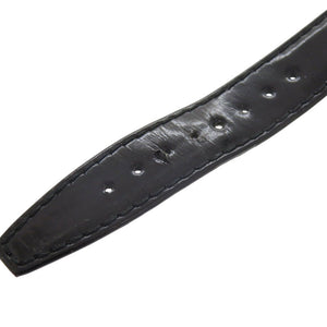 グッチ 3600L SS エナメル ブラック シルバー クオーツ 腕時計 0031【中古】GUCCI