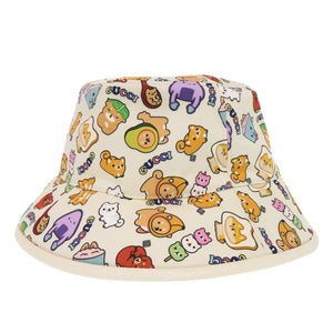 新品同様 グッチ Pikarar KAWAII 736960 4HAX1 9278 バケットハット コットン ライトベージュ 帽子 0033【中古】GUCCI