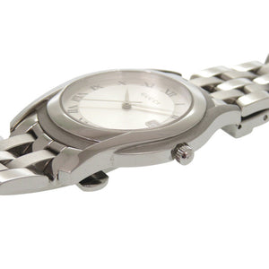 美品 グッチ Gクラス デイト 5500M SS シルバー クオーツ 腕時計 0033【中古】GUCCI