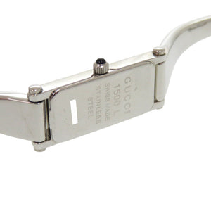 美品 グッチ 1500L SS シルバー クオーツ 腕時計 0034【中古】GUCCI