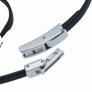 新品同様 グッチ 6100L クオーツ 腕時計 SS/レザー ブラック 黒文字盤 0035【中古】GUCCI レディース