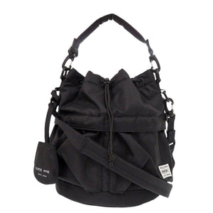 未使用 ポーター HYKE x PORTER ポーター×ハイク 2way tool bag コラボ ナイロン ブラック ハンドバッグ 黒 0063【中古】PORTER