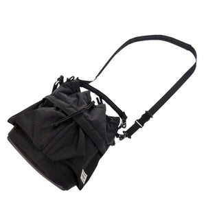 未使用 ポーター HYKE x PORTER ポーター×ハイク 2way tool bag コラボ ナイロン ブラック ハンドバッグ 黒 0063【中古】PORTER