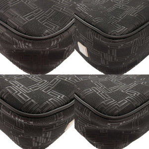 新品同様 ダンヒル D-EIGHT ディーエイト L3LH61A PVC レザー ブラック ショルダーバッグ 斜め掛け 黒 0072【中古】Dunhill メンズ