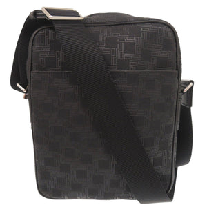 新品同様 ダンヒル D-EIGHT ディーエイト L3LH61A PVC レザー ブラック ショルダーバッグ 斜め掛け 黒 0072【中古】Dunhill メンズ