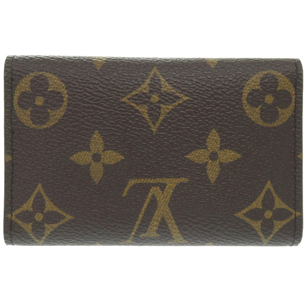 未使用 ルイ ヴィトン ミュルティクレ6 モノグラム フューシャ ICタグ M60701 6連キーケース LV 0090 【中古】 LOUIS VUITTON