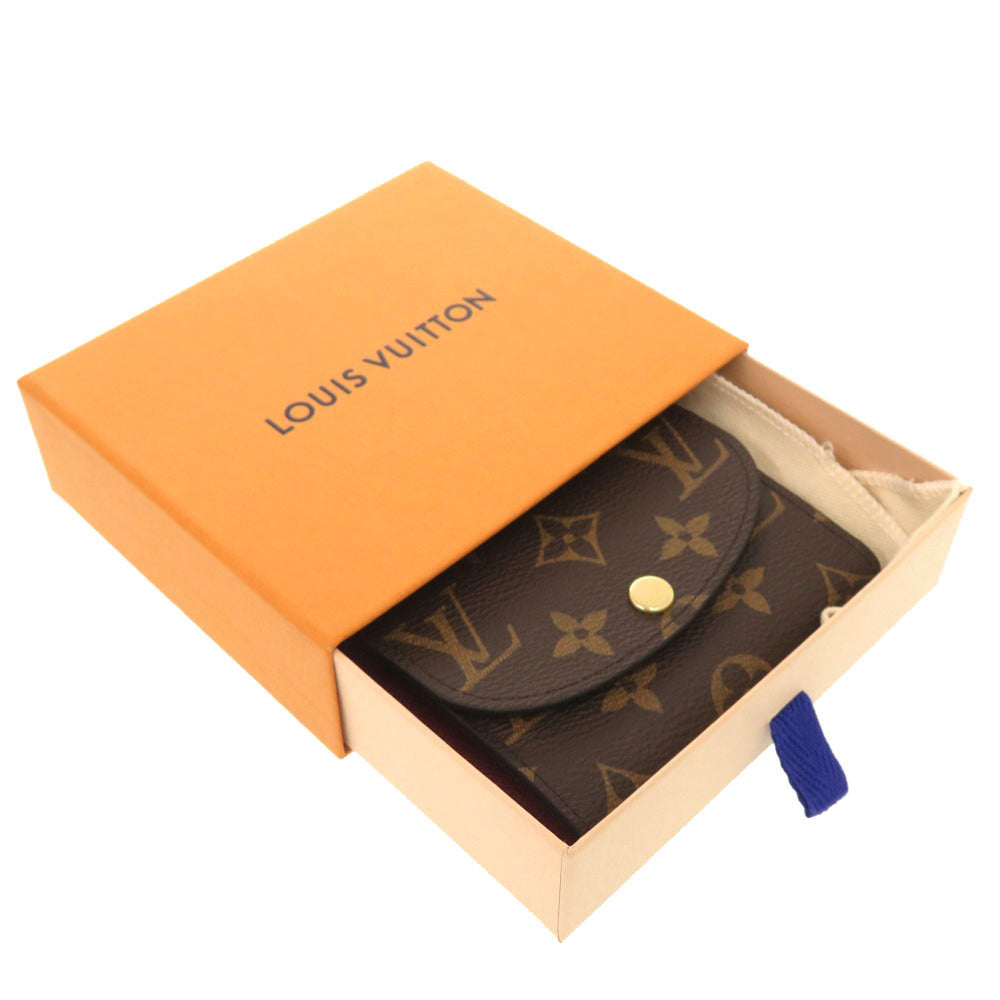 未使用 ルイ ヴィトン ポルトモネ ロザリ モノグラム フューシャ M41939 二つ折り財布 LV 0092【中古】LOUIS VUITTON