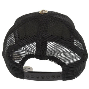 美品 クロムハーツ トラッカーキャップ CHパッチクロスボール付メッシュキャップ コットン ブラック 帽子 キャップ 0093【中古】CHROME HEARTS メンズ