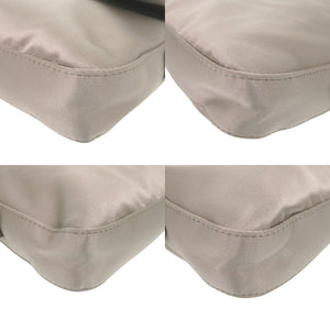 新品同様 フェンディ マンマバケット 8BR600 TG2 サテン/レザー グレージュ ハンドバッグ ベージュ 0114【中古】FENDI