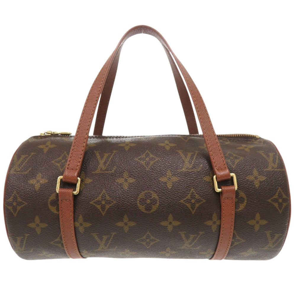 美品 ルイ ヴィトン パピヨン26 モノグラム M51366 ブラウン ハンドバッグ LV 0131【中古】LOUIS VUITTON