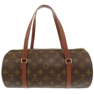 新品同様 ルイ ヴィトン パピヨン30 モノグラム M51365 ブラウン ハンドバッグ LV 0136【中古】LOUIS VUITTON