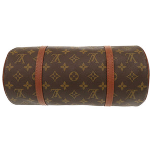 新品同様 ルイ ヴィトン パピヨン30 モノグラム M51365 ブラウン ハンドバッグ LV 0136【中古】LOUIS VUITTON