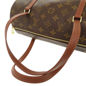 新品同様 ルイ ヴィトン パピヨン30 モノグラム M51365 ブラウン ハンドバッグ LV 0136【中古】LOUIS VUITTON