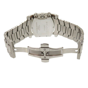 美品 ブルガリ アショーマ クロノ AA44SCH SS グレー 自動巻き 腕時計 シルバー 0172【中古】BVLGARI