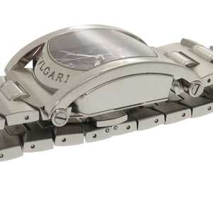 美品 ブルガリ アショーマ クロノ AA44SCH SS グレー 自動巻き 腕時計 シルバー 0172【中古】BVLGARI