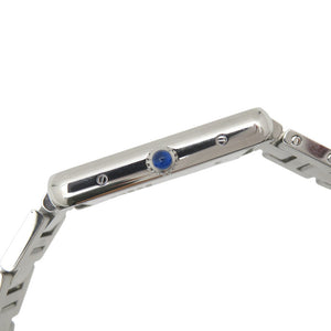 美品 カルティエ タンクソロ LM W5200014 クオーツ 腕時計 SS シルバー 0176【中古】CARTIER メンズ