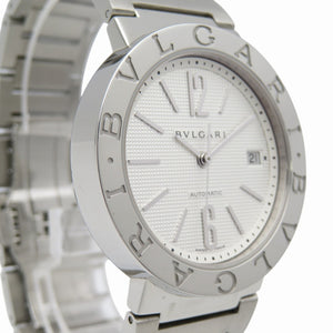 美品 ブルガリ ブルガリブルガリ BB38SSAUTO 自動巻き 腕時計 SS ホワイト 白文字盤 0181【中古】BVLGARI メンズ