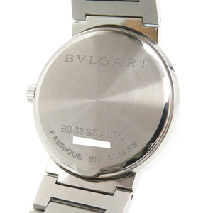 美品 ブルガリ ブルガリブルガリ BB38SSAUTO 自動巻き 腕時計 SS ホワイト 白文字盤 0181【中古】BVLGARI メンズ