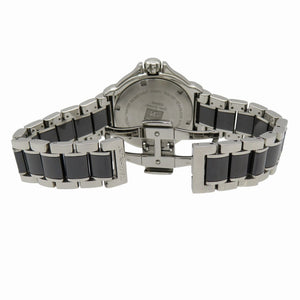 美品 タグホイヤー フォーミュラ1 ダイヤベゼル WAH1214.BA0859 クオーツ 腕時計 SS/セラミック/ダイヤモンド ブラック 黒文字盤 0182【中古】TAG HEUER レディース