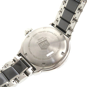 美品 タグホイヤー フォーミュラ1 ダイヤベゼル WAH1214.BA0859 クオーツ 腕時計 SS/セラミック/ダイヤモンド ブラック 黒文字盤 0182【中古】TAG HEUER レディース